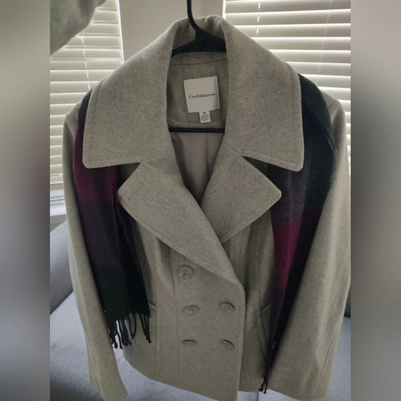 Classic grey coat Croft& Barrow - Picture 8 of 8